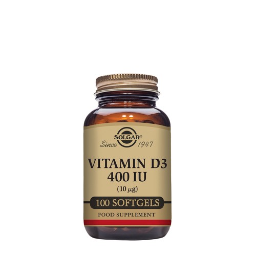 Solgar Vitamina D3 400IU 100 capsules