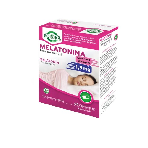 Sovex Melatonin 1.9mg 60 capsules