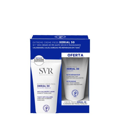 SVR Xerial 50 Extreme 50ml + OFFER Xerial 30 Foot Cream 50ml
