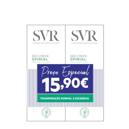 SVR Spiral Deodorant Cream 2x50ml Special Price