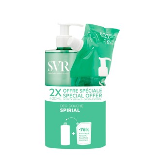 SVR SpirIal Deo Duche 400ml + Refill 400ml