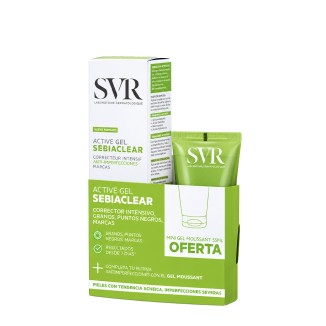 SVR Sebiaclear Active Gel 40ml + GIFT Anti-Imperfections Cleanser 55ml