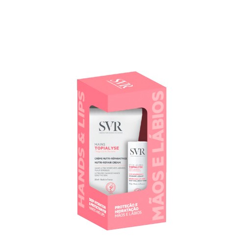 SVR Topialyse Pack Protection and Hydration for Hands and Lips