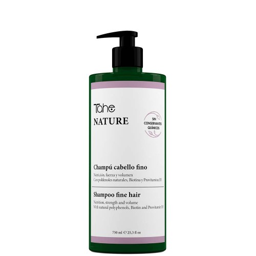 Tahe Nature Shampoo for Fine Hair Without Sulfates 750ml