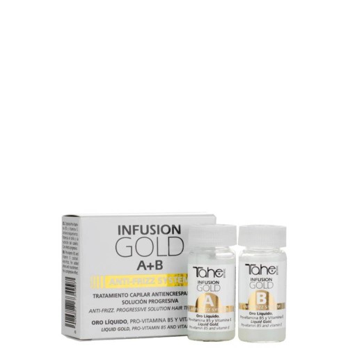 Tahe Botanic Infusion Gold Anti-Frizz System A+B Treatment 2x10ml