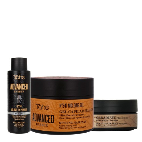 Tahe Advanced Barber Trio Strong Hold and Volume for Men