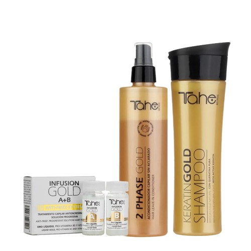 Tahe Botanic Keratin Gold Trio Antifrizz