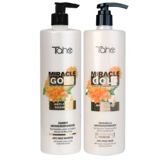 Tahe Miracle Gold Complete Anti-Frizz Pack for Fine Hair