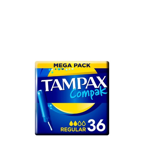 Tampax Compak Regular Cap with Applicator 36 units