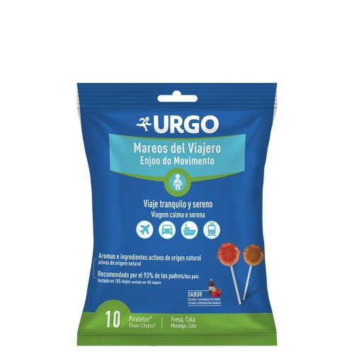 URGO Nausea of Movement Lollipops 10 units