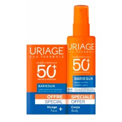 Uriage Bariésun SPF50+ Moisturising Cream 50ml + Spray 200ml Special Price