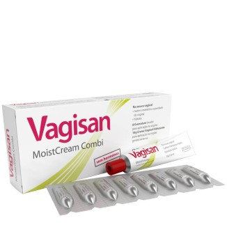 Vagisan Combi Moisturizing Vaginal Cream 8 eggs + 10g