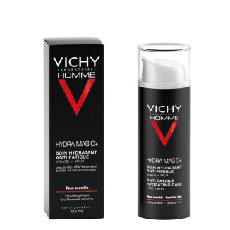Vichy Homme Hydra Mag C+ Moisturizing Treatment Anti-Fatigue Face + Eyes 50ml