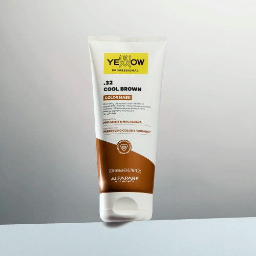 Yellow Professional Color Care Mask .32 Cool Brown 200ml