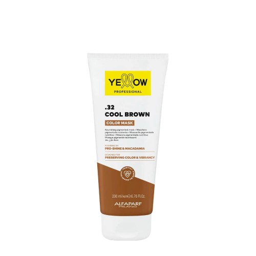 Yellow Professional Color Care Mask .32 Cool Brown 200ml